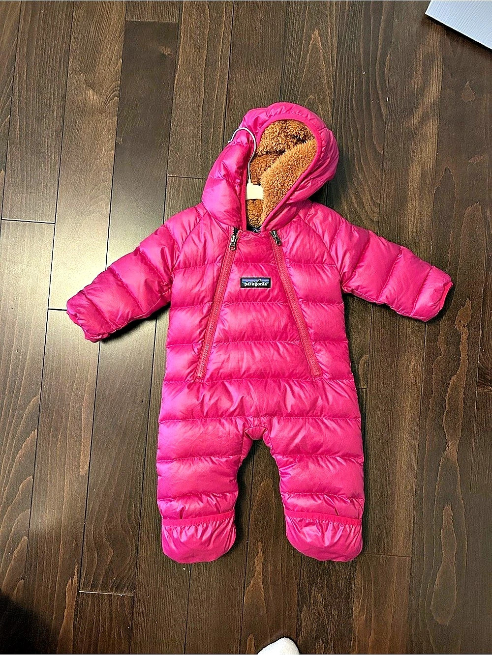 Patagonia Infant Hi-Loft Down Sweater Bunting Pink